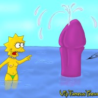 Lisa Simpson nude posing - VipFamousToons.com