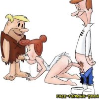 Flinstones family hard orgy - Free-Famous-Toons.com