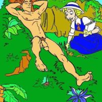 Tarzan and Jane joungle sex - VipFamousToons.com