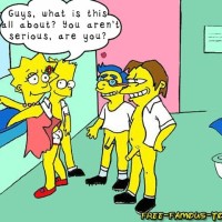 Bart and Lisa Simpsons couple - Free-Famous-Toons.com