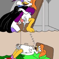 Darkwing Duck and Gosalyn orgy - VipFamousToons.com