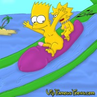 Lisa Simpson sex on beach - VipFamousToons.com