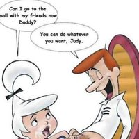 Jetsons family hard couples - Free-Famous-Toons.com