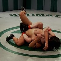 16th vs 5thBella & her huge natural boobs absolutely destroy the rookie, brutal submission holds
