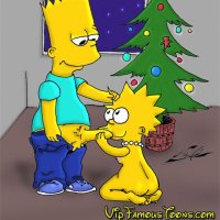 Simpsons family Christmas orgy - VipFamousToons.com