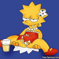 Lisa Simpson masturbating - Free-Famous-Toons.com